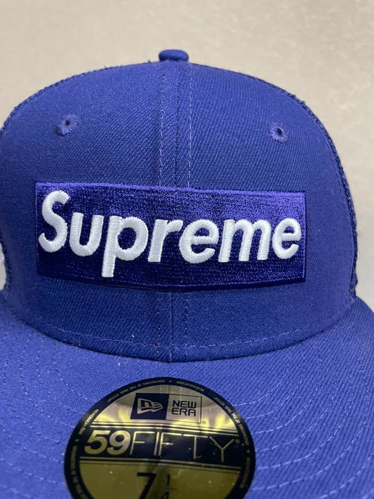 Supreme Box Logo Mesh Back New Era Cap(Str 7 1/4)