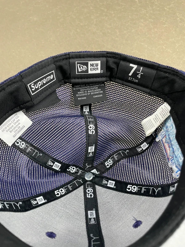 Supreme Box Logo Mesh Back New Era Cap(Str 7 1/4)