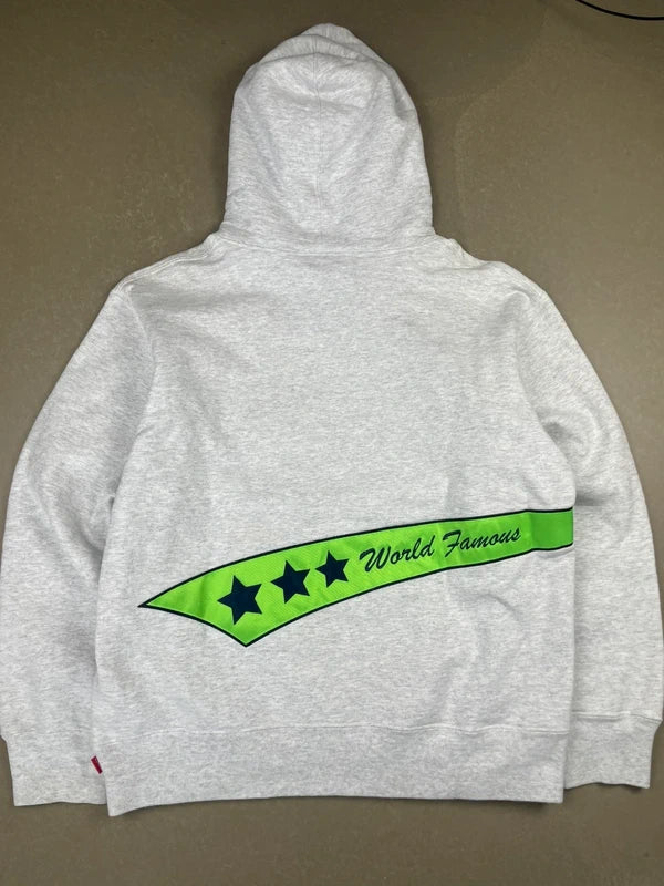 Supreme Tail Hooded Sweatshirt Ash Grey (Str M)