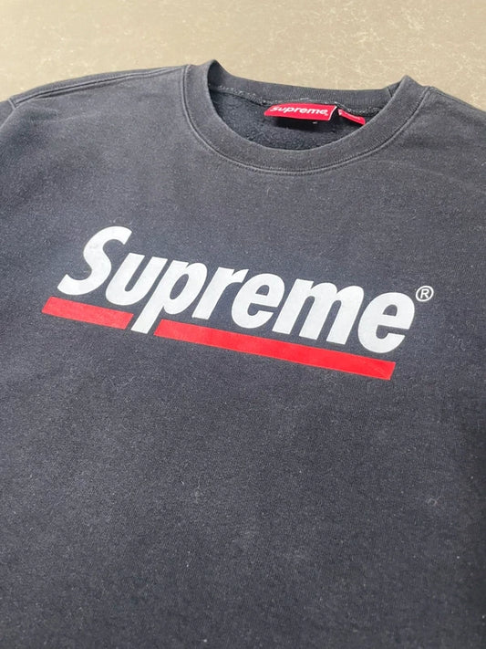 Supreme Underline Crewneck(Str Medium)