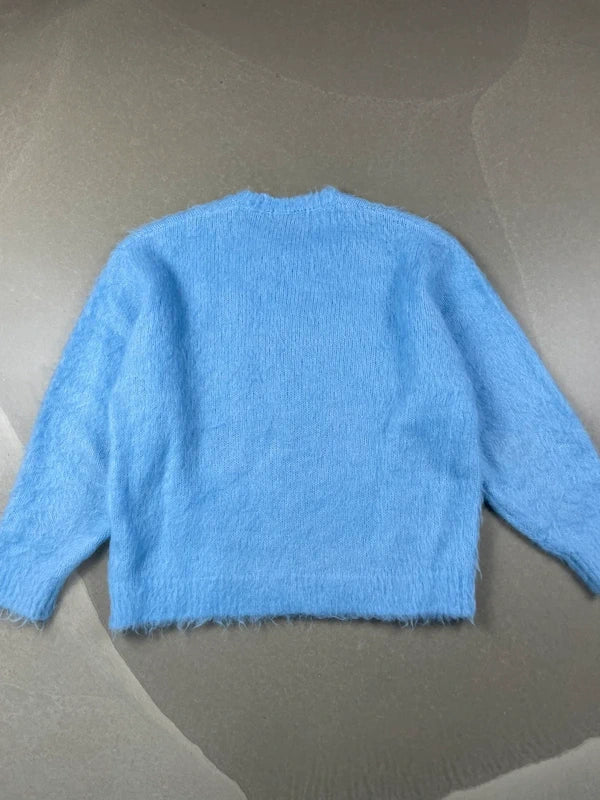 Supreme Brushed Mohair Sweater Light Blue(Str Large)