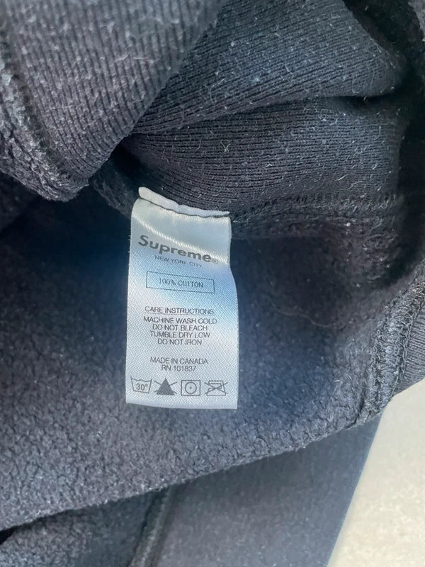 Supreme Gonz Logo Hooded Sweatshirt Black Men's - SS18(Størelse Medium)