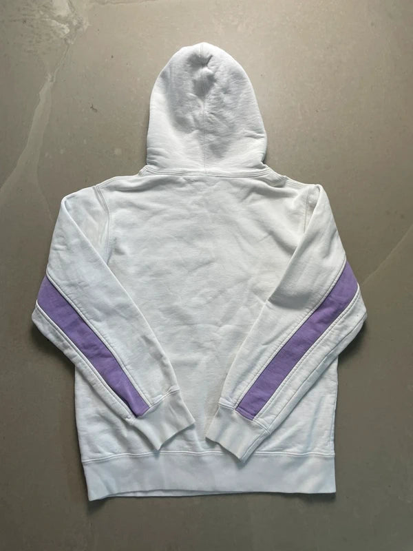 Supreme Full Stripe Supreme Hoodie(Størelse Medium)