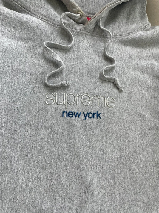Supreme New York Hoodie(Størelse Medium)