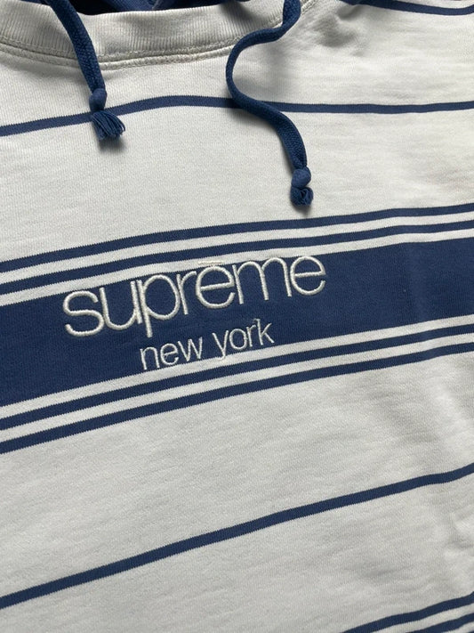 Supreme New York Hoodie - FW17(Størelse Medium)