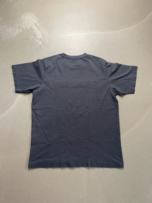 Supreme Gradient Logo Tee Dusty Black Men's - SS19(Størelse Large)