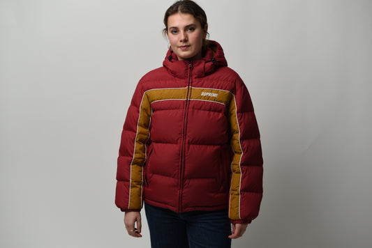 Supreme Stripe Panel Down Jacket(Str Small)