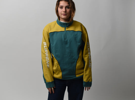 Supreme Speedway Half Zip Sweatshirt(Str Large )