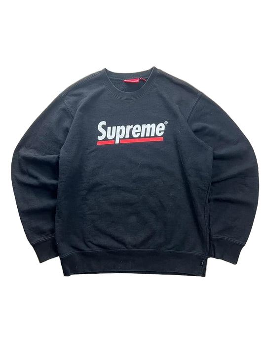 Supreme Underline Crewneck trøje( Str M)