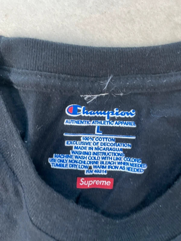 Supreme x Champion Long Sleeve( Str L)