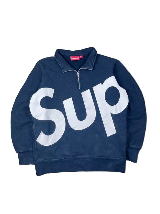 Supreme sup half zip(Str M)