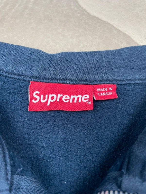 Supreme sup half zip(Str M)