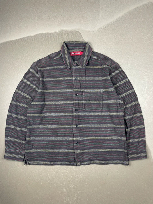 Supreme Woven Stripe Shirt(Str M)