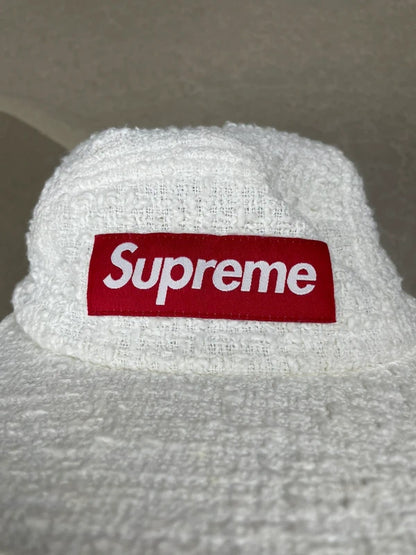 Supreme Boucle Camp Cap White - SS16(Str en størelse)