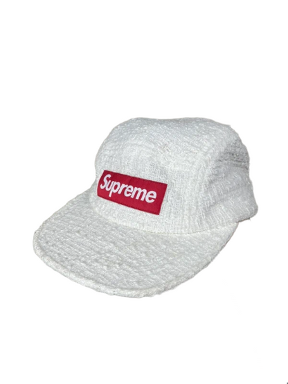 Supreme Boucle Camp Cap White - SS16(Str en størelse)