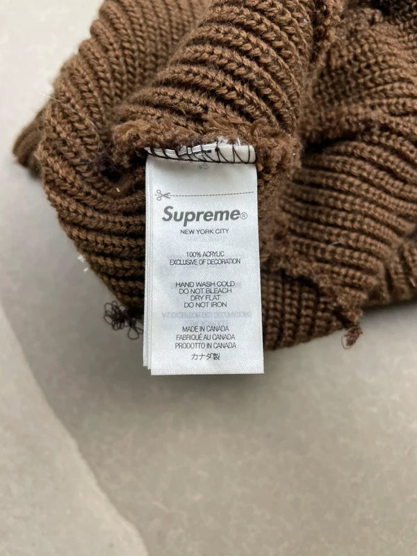 Supreme Loose Gauge Beanie(Størelse en størelse)