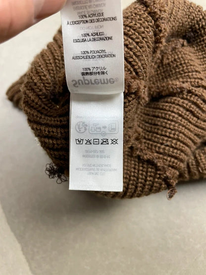 Supreme Loose Gauge Beanie(Størelse en størelse)