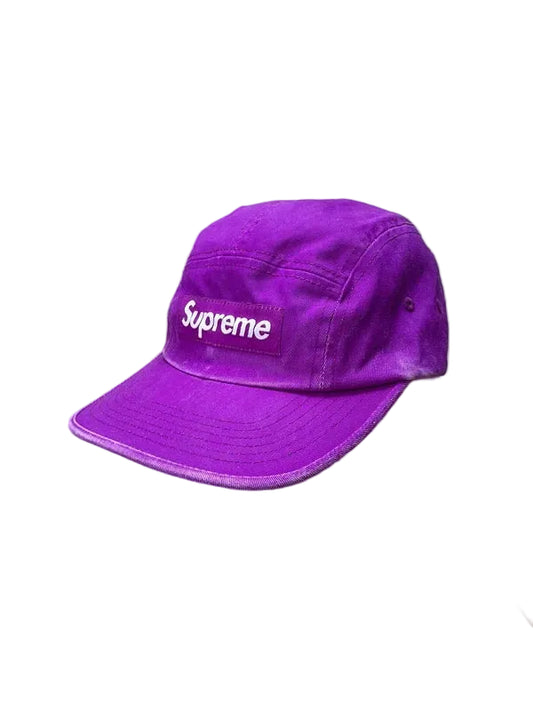 Supreme Washed Chino Twill Camp Cap(Str en størelse)