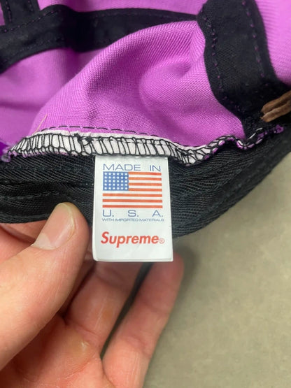 Supreme Washed Chino Twill Camp Cap(Str en størelse)
