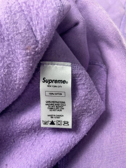Supreme Sequin Logo Hooded Sweatshirt(Str Small)