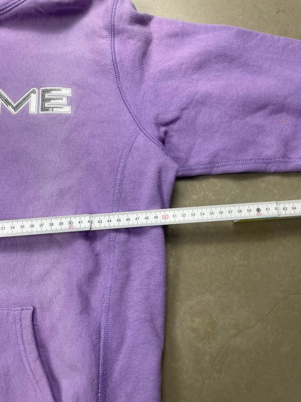 Supreme Sequin Logo Hooded Sweatshirt(Str Small)