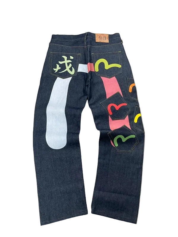 Evisu vintage bukser(Str 32/medium)