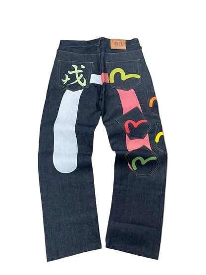 Evisu vintage bukser(Str 32/medium)