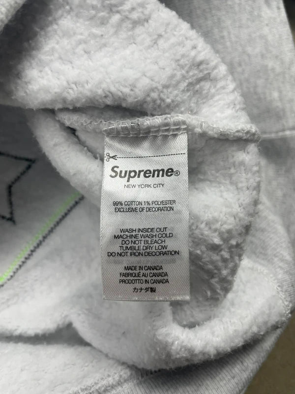 Supreme Tail Hooded Sweatshirt Ash Grey (Str M)