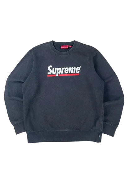 Supreme Underline Crewneck(Str Medium)