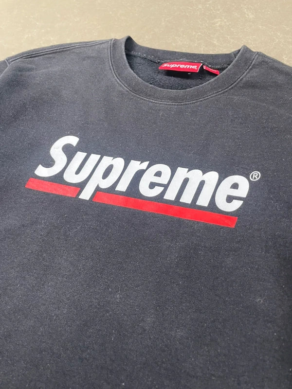 Supreme Underline Crewneck(Str Medium)