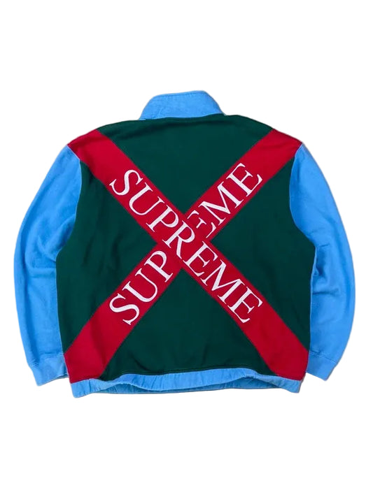 Supreme Cross Half Zip Sweatshirt(Str Xl)