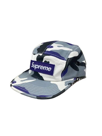 Supreme Camo Camp Cap Purple Camo - FW16(Str en størelse)