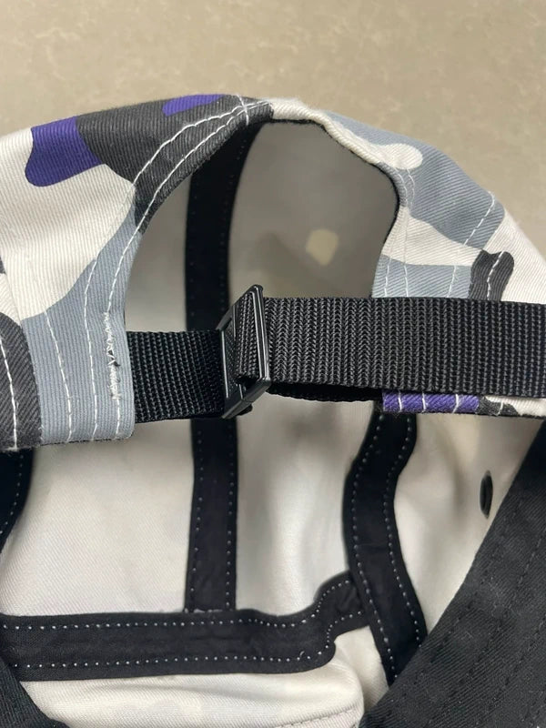 Supreme Camo Camp Cap Purple Camo - FW16(Str en størelse)