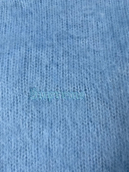 Supreme Brushed Mohair Sweater Light Blue(Str Large)