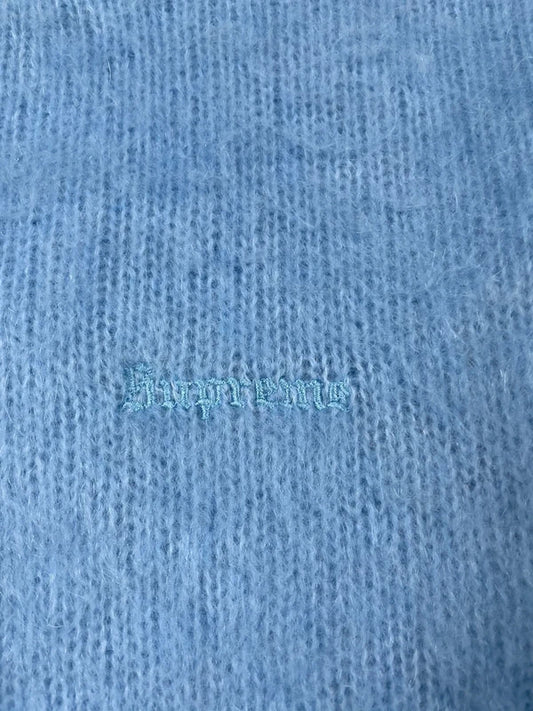 Supreme Brushed Mohair Sweater Light Blue(Str Large)
