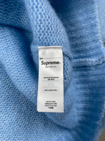 Supreme Brushed Mohair Sweater Light Blue(Str Large)