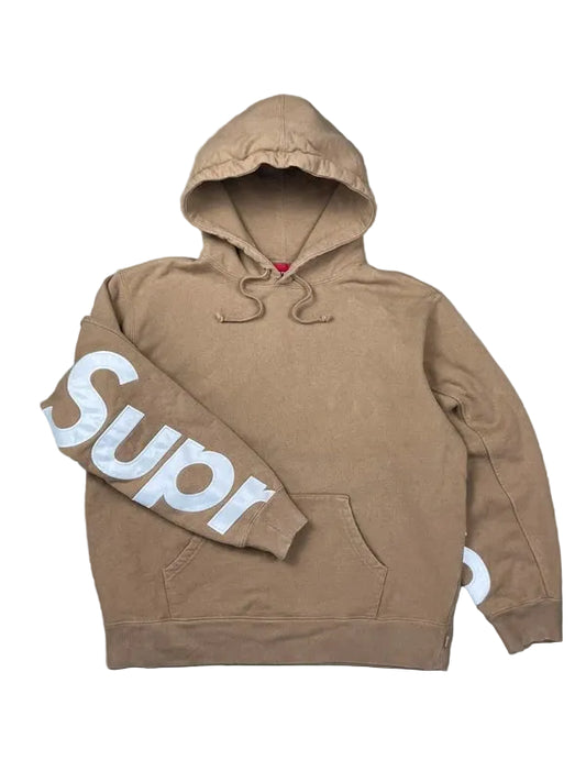 Supreme Cropped Panels Hooded Sweatshirt(Str en størelse)