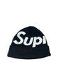 Supreme Big Logo Beanie Black(Str en størelse)