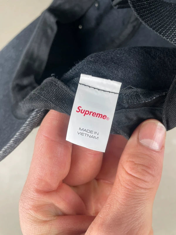 Supreme Denim Camp Cap(Str en størelse)