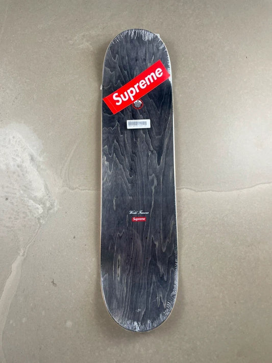 Supreme Chrome Logo Skateboard Deck Orange - SS20