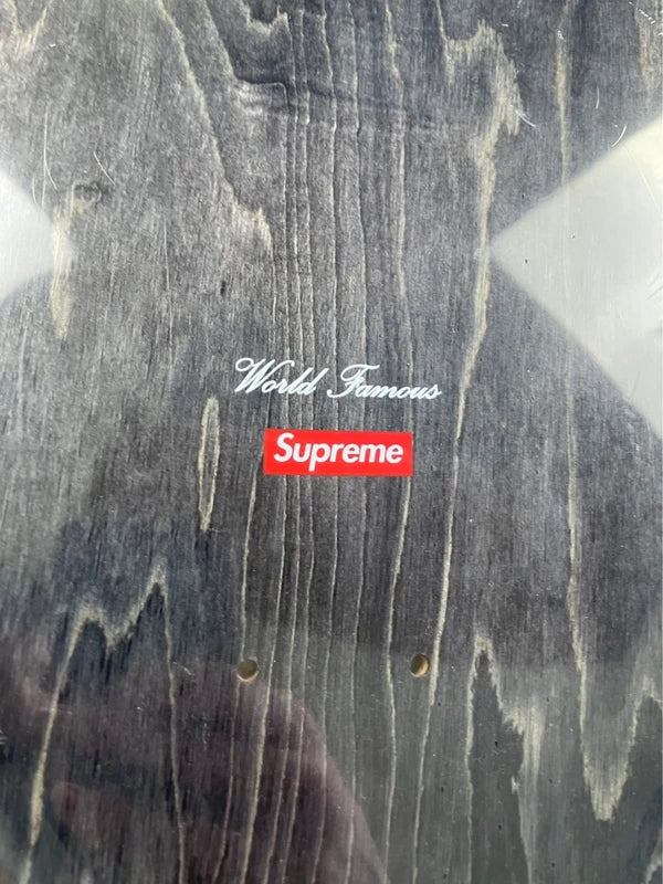 Supreme Chrome Logo Skateboard Deck Orange - SS20