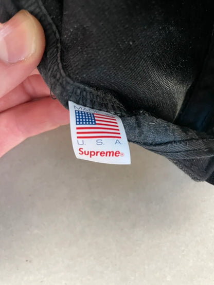Supreme Washed Denim Cap(Str en størelse)
