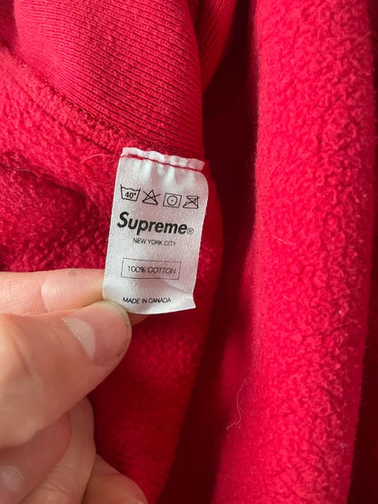 Vintage Supreme Hoodie(Størelse Medium)