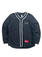 Supreme Color Blocked Baseball Top Black(Størelse Large)