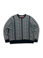 Supreme Repeat Sweater Black Hombre - FW17(Størelse Medium)
