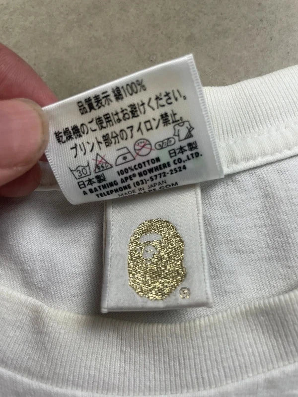 A Bathing Ape Tee(Størelse Medium)