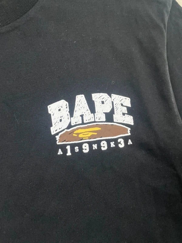 BAPE Hand Draw Relaxed Fit Tee 'Black(Størelse Medium)