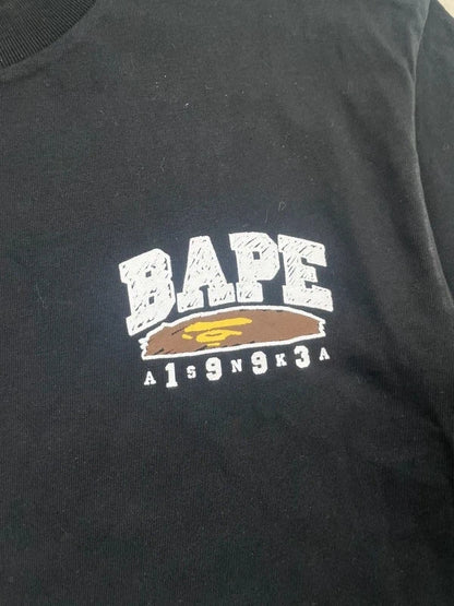 BAPE Hand Draw Relaxed Fit Tee 'Black(Størelse Medium)