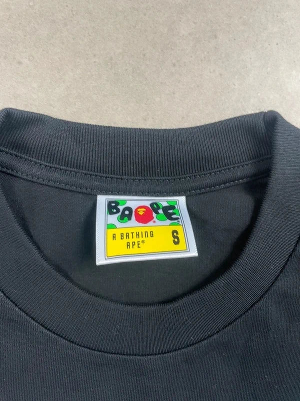 BAPE Hand Draw Relaxed Fit Tee 'Black(Størelse Medium)