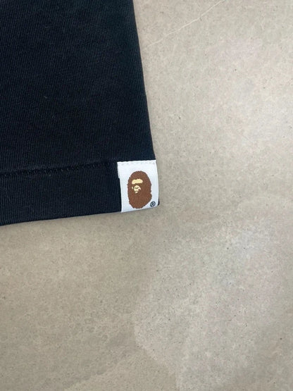 BAPE Hand Draw Relaxed Fit Tee 'Black(Størelse Medium)